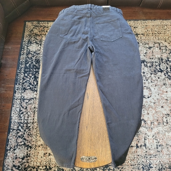 Cotton:On Curve Loose Straight Leg Jeans in Black Size Women's 14 NEW with Tags - Picture 5 of 14